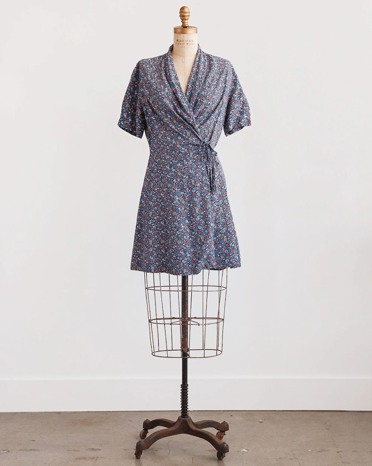 Flat lay of a simple mini dress