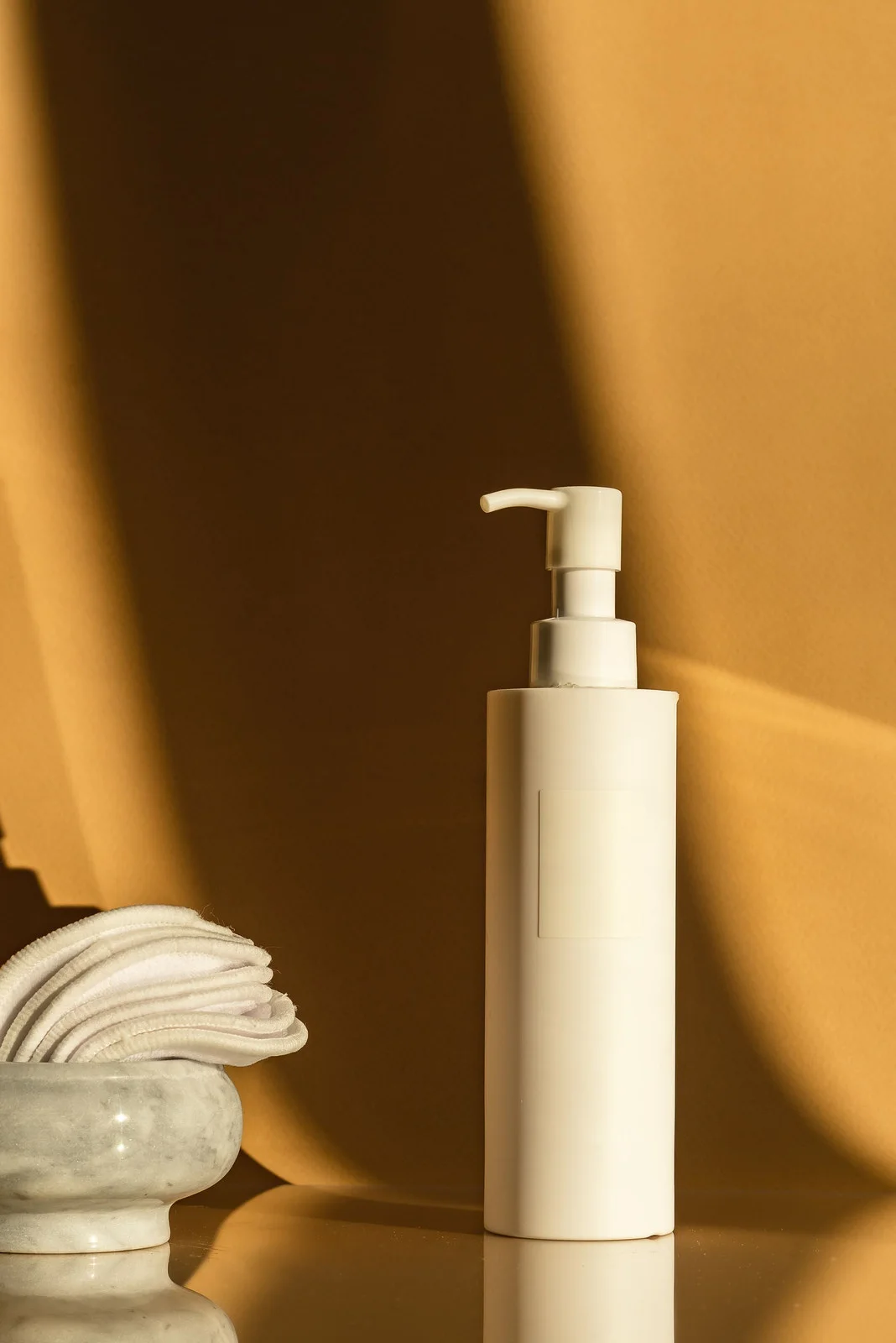 before: original unbranded skincare bottle