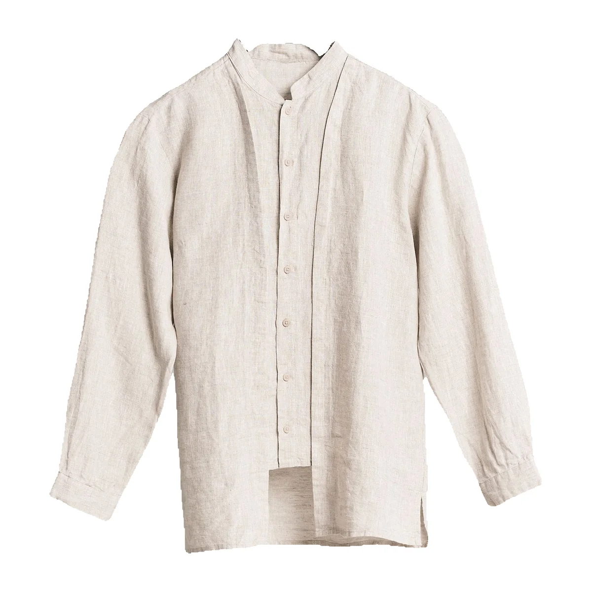same ivory shirt on white in an Amazon square crop